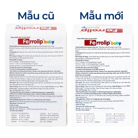 Siro Ferrolip Baby Bổ Sung Sắt Hỗ Trợ Tạo Hồng Cầu Hương Đào 30ml Dạng Nhỏ Giọt (Từ 0 Tháng) 2026 – Siro Bổ Sung Sắt Cho Bé Sơ Sinh Thiếu Máu Thiếu Sắt Tăng Cường Hấp Thu Sắt An Toàn Dễ Uống Chính Hãng Ý Giá Rẻ