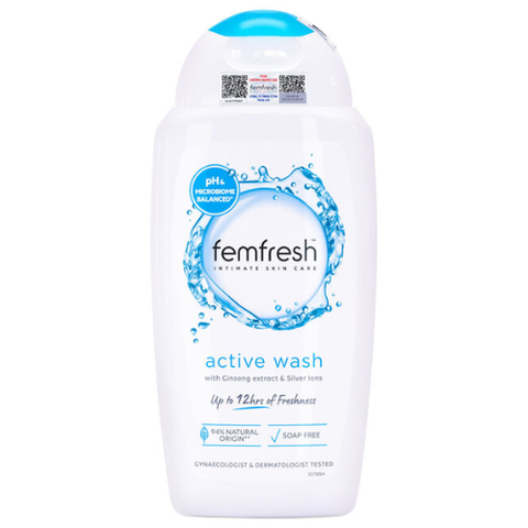Dung Dịch Vệ Sinh Phụ Nữ Năng Động Femfresh Active Wash 250ml
