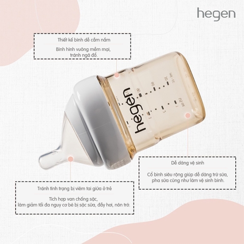 Bình sữa Hegen chính hãng 60ml / 150ml / 240ml / 330ml