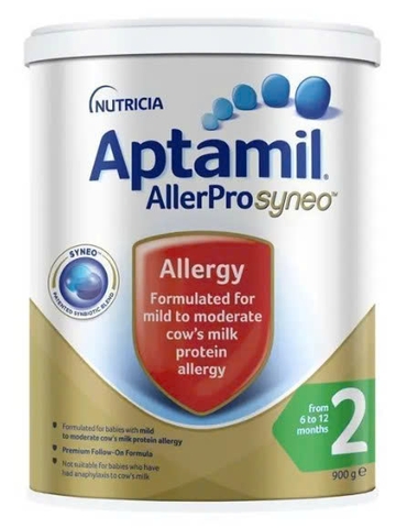 Sữa Aptamil AllerPro Syneo Số 2 900g – Giải Pháp Tốt Nhất Cho Bé Dị Ứng Đạm Sữa Bò 6-12 Tháng