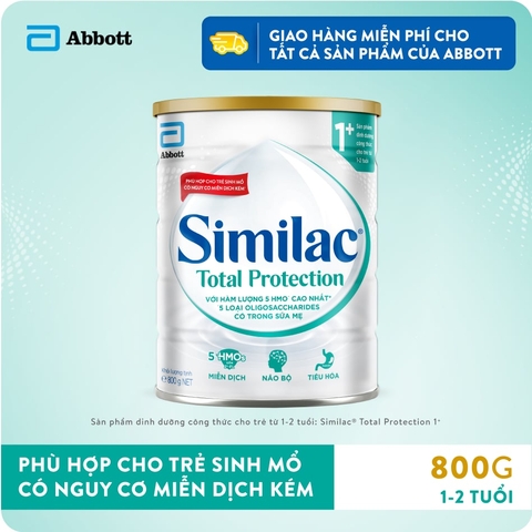 Similac® Total Protection 1+ 800g – Sữa Tăng Cường Miễn Dịch, Hỗ Trợ Phát Triển Toàn Diện Cho Trẻ 1+ Tuổi