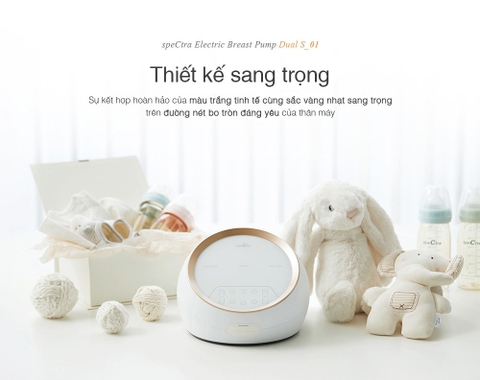 Máy Hút Sữa Điện Đôi/Kép Spectra Dual S (Bảo hành 24 tháng)