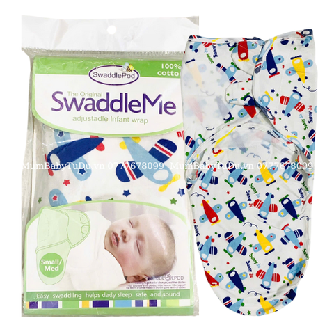 Chăn Ủ Kén Summer Infant SwaddleMe Cotton Cho Bé Sơ Sinh