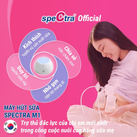 Máy Hút Sữa Điện Spectra M1 Chính Hãng (Bảo Hành 1 Năm)