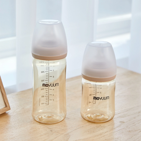 Bình sữa PPSU Moyuum - Trơn - 170ml - Kèm núm 1 từ 0 tháng tuổi