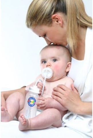 Bình sữa rảnh tay Podee Hands-Free Baby Bottle 250ml