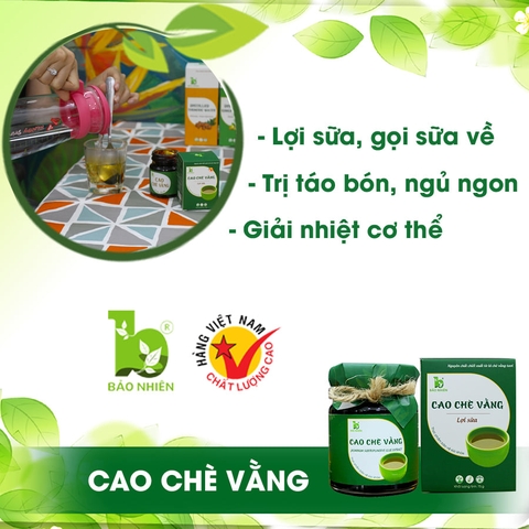 Cao Chè Vằng Lợi Sữa Bảo Nhiên Kích Thích Tuyến Sữa Mẹ Sau Sinh