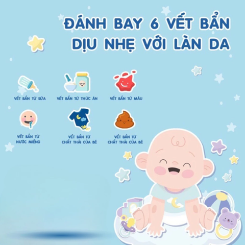 Nước Giặt Xả Dnee Baby Liquid Detergent Lovely Sky Thái Lan 3000ml (Màu Xanh Dương)