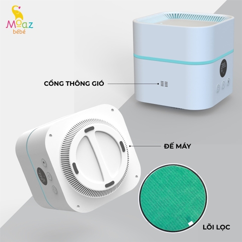 Máy lọc không khí và tạo ẩm Moaz BéBé MB - 066