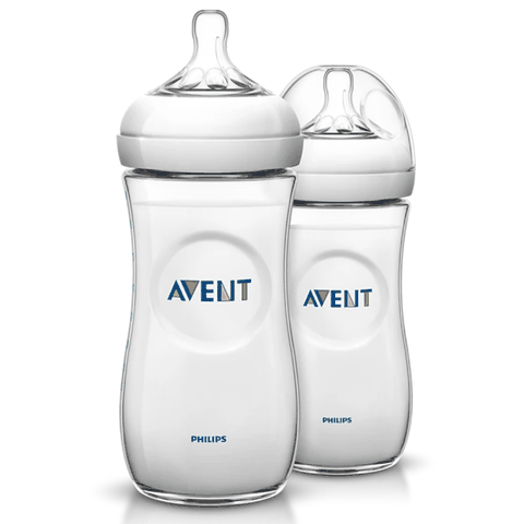 Bình sữa nhựa PP Philips Avent cổ rộng mô phỏng tự nhiên 330ml (SCF696/23)