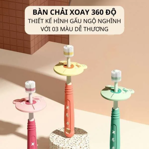 Bàn Chải Toothbrush 360 Độ Cho Bé Từ 1 Tuổi