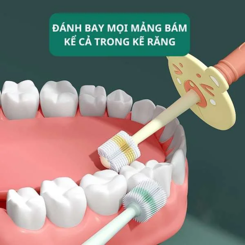 Bàn Chải Toothbrush 360 Độ Cho Bé Từ 1 Tuổi