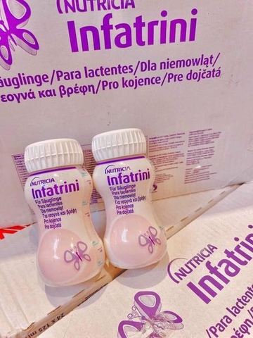Sữa nước Infatrini Đức cao năng lượng giúp bé tăng cân 0-18 tháng 125ml