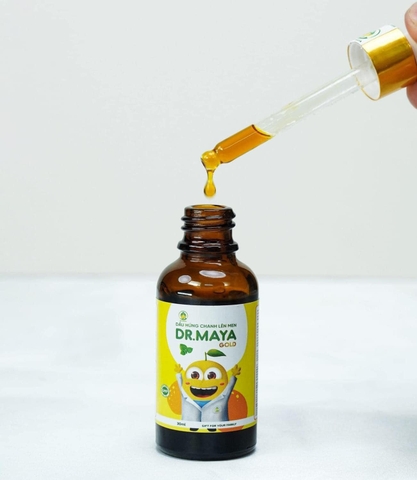Dầu Húng Chanh Lên Men Dr.Maya Gold Giảm Ho, Cảm Cúm, Viêm Họng, Tăng Cường Hệ Miễn Dịch
