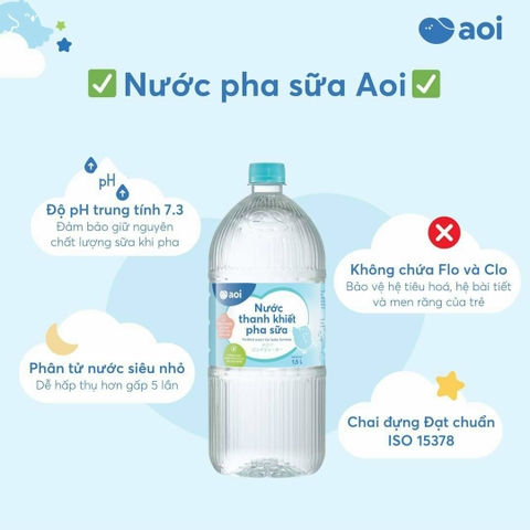 NƯỚC THANH KHIẾT PHA SỮA AOI