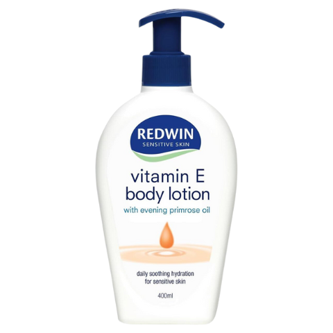 [Date T9.25] Kem Dưỡng Da Redwin Vitamin E Body Lotion Úc chai 400ml Dưỡng Ẩm Toàn Thân Chống Nẻ Da Cho Da Mịn Màng
