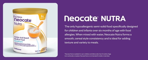 Nutricia Neocate Nutra 14.1 oz – Thực Phẩm Rắn Không Chứa Sữa, Không Gây Dị Ứng Cho Trẻ Dị Ứng Thức Ăn