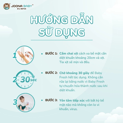 Xịt Khử Mùi Đa Năng Baby Fresh Cỡ To 300ml Chai 2025 – Xịt Khử Mùi Phòng Quần Áo Đồ Chơi Bé Sơ Sinh An Toàn Hương Tươi Mát Không Hóa Chất Độc Hại Chính Hãng Giá Rẻ