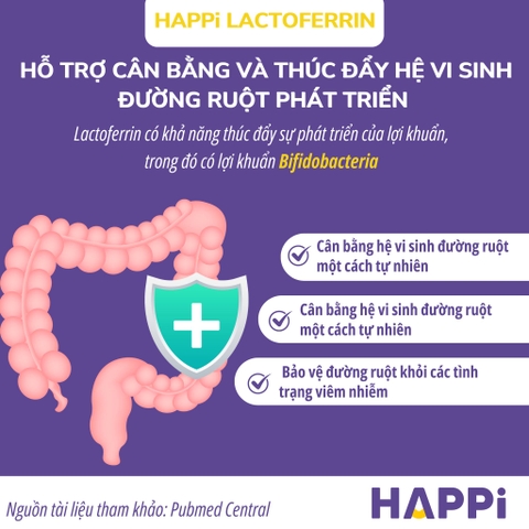 Happi Baby Lactoferrin Powder 28g – Bột Dinh Dưỡng Tăng Miễn Dịch Cho Trẻ Sơ Sinh