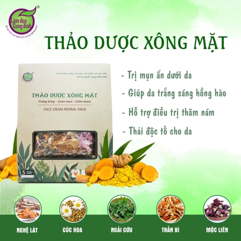 THẢO DƯỢC XÔNG MẶT CUNG ĐÌNH