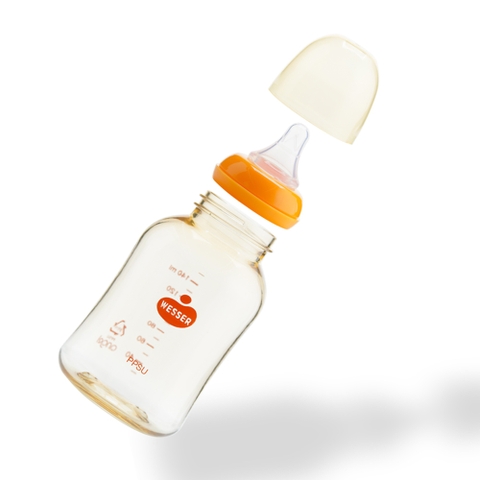 Bình sữa Wesser PPSU cổ hẹp 140ml núm ty S