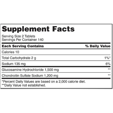 Bổ khớp Glucosamine giúp xương chắc khỏe Glucosamine & Chondroitin 280 viên Kirkland Signature đẩy lùi bệnh viêm khớp, thoái hóa
