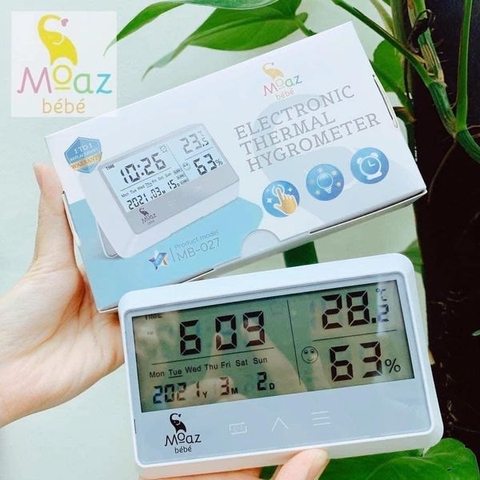 Nhiệt ẩm kế đa năng Moaz BéBé MB - 027