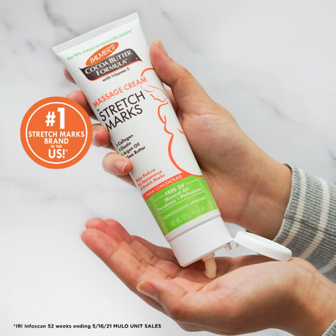Kem ngăn ngừa & giảm rạn da Cocoa Butter Formula Massage Cream For Stretch Marks - Palmer s (125g) Mỹ