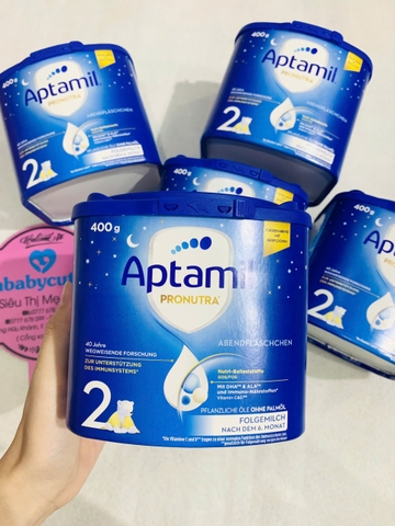 Sữa Bột Aptamil Pronutra Uống Đêm Hộp 400gr Nội Địa Đức Cho Bé Trên 6 Tháng
