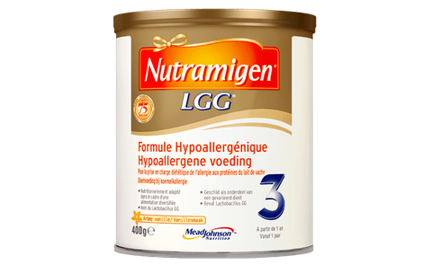 Sữa Công Thức Nutramigen Hypoallergenic LGG Cho Bé Từ 6 - 12 Tháng 2026 – Nutramigen 2 LGG Complete Không Đạm Sữa Bò Không Lactose An Toàn Tăng Cân Hỗ Trợ Tiêu Hóa Miễn Dịch Với Probiotic LGG Chính Hãng Mead Johnson Mỹ Giá Rẻ Cho Trẻ Dị Ứng Đạm Sữa Bò