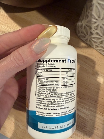 Dầu Cá Omega-3 Nordic Naturals Ultimate Omega 1280mg (180 Viên): Đỉnh Cao Chăm Sóc Não Bộ Và Tim Mạch