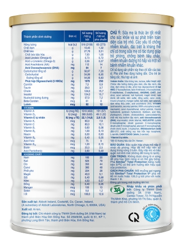 Sữa Bột Similac Total Protection 0+ 380g (0-12 Tháng) – Sữa Tăng Cường Miễn Dịch, Phát Triển Trí Não Cho Trẻ Sơ Sinh