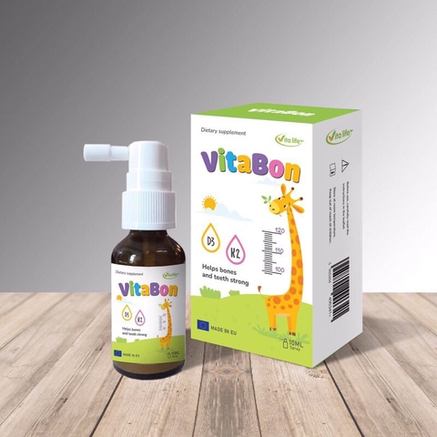Vitabon D3K2DHA Dạng Xịt Bổ Sung Vitamin D3 K2 DHA Cho Trẻ Từ 0 Tháng Tuổi 2025 – Vitabon D3K2DHA Tăng Cường Hấp Thu Canxi Hỗ Trợ Xương Chắc Khỏe Phát Triển Chiều Cao An Toàn Không Lactose Chính Hãng Giá Rẻ Cho Bé Sơ Sinh