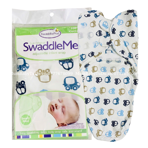 Chăn Ủ Kén Summer Infant SwaddleMe Cotton Cho Bé Sơ Sinh