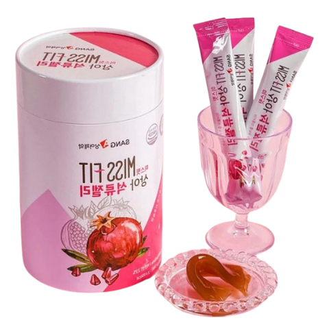 [Date T1.25] Thạch Lựu Collagen SangA Miss Fit Hộp 30 gói