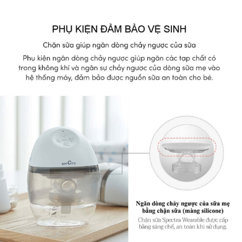 Máy Hút Sữa Rảnh Tay Không Dây Spectra Wearable (Bảo hành 24 tháng)