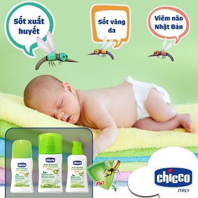 Chai Lăn chống Muỗi Chicco 60ml ( Ý )