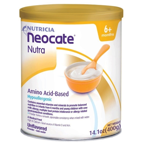 Nutricia Neocate Nutra 14.1 oz – Thực Phẩm Rắn Không Chứa Sữa, Không Gây Dị Ứng Cho Trẻ Dị Ứng Thức Ăn