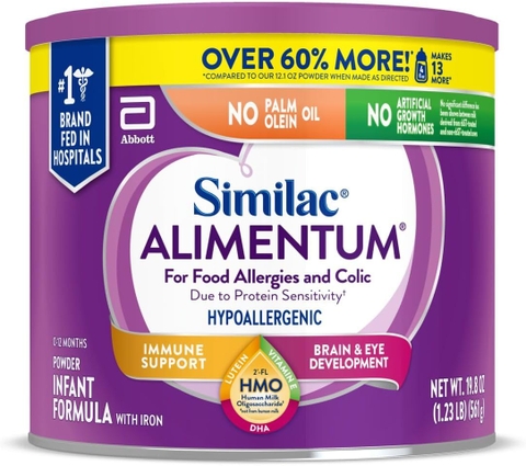 Sữa Similac Alimentum Nội Địa Mỹ 0-12M – Giải Pháp Hoàn Hảo Cho Bé Dị Ứng Đạm Sữa Bò