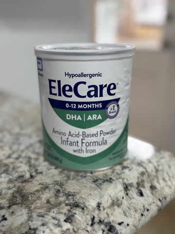 Sữa Công Thức EleCare Không Gây Dị Ứng Dựa Trên Axit Amin Cung Cấp Dinh Dưỡng Đầy Đủ Cho Trẻ Bị Dị Ứng Thực Phẩm Và Các Vấn Đề Về Đường Tiêu Hóa Lon 14.1 Oz 2026 – EleCare Amino Acid-Based Formula Hỗ Trợ Tăng Cân Tiêu Hóa Miễn Dịch Cho Trẻ Sơ Sinh Dị Ứng Nặng CMA MFA FPIES Chính Hãng Abbott Mỹ Giá Rẻ