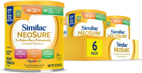 Sữa Bột Similac NeoSure Nội Địa Mỹ 646g (22.8 oz) – Dinh Dưỡng Tốt Nhất Cho Bé Sinh Non, Xuất Viện Sớm, Tăng Cân Nhanh, Phát Triển Não Bộ