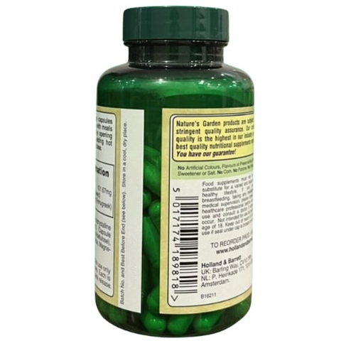 Vitamin Fenugreek 610mg (Cỏ Cà Ri Lợi Sữa) 2026 – Viên Uống Chiết Xuất Tự Nhiên Cỏ Cà Ri Kích Thích Tăng Tiết Sữa Cải Thiện Chất Lượng Sữa Hỗ Trợ Phục Hồi Sức Khỏe Mẹ Sau Sinh Tăng Size Vòng 1 Như Hormone Estrogen Chính Hãng Nature's Garden Anh Giá Rẻ