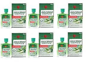 Tinh Dầu Khuynh Diệp Con Ó 2 Nắp Eagle Brand Eucalyptus Oil 30ml – Giữ ấm, giảm cảm cúm, thông mũi hiệu quả cho bé