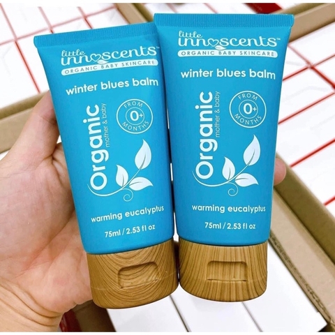 Kem bôi ấm ngực Organic Little Innoscents Úc – 75g (Từ sơ sinh +)