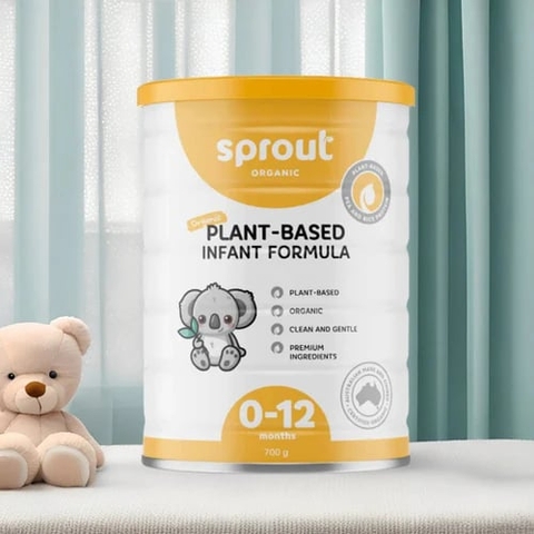 Sữa Sprout Organic Plant Based Toddler Drink 700g Cho Bé Từ 0-12 Tháng Dị Ứng Đạm Sữa Bò