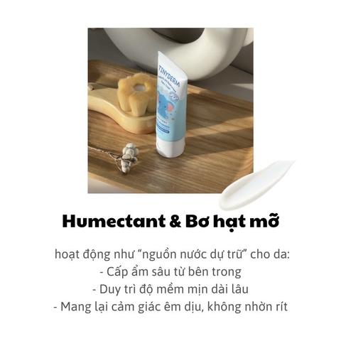 TinyDerm – Kem Phục Hồi Da Bé Dị Ứng Đạm Sữa Bò Nặng | Prebiotics + Postbiotics Nhật Bản Giúp Da Khỏe Từ Gốc 