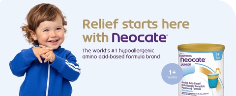Neocate Junior Vanilla – Công Thức Không Gây Dị Ứng, Hỗ Trợ Tiêu Hóa Cho Trẻ