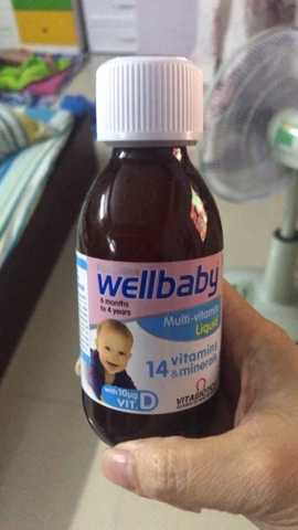 Siro Bổ Sung Vitamin Tổng Hợp Wellbaby Multi-Vitamin Liquid 150ml 2026 – Wellbaby 14 Loại Vitamin & Khoáng Chất Hỗ Trợ Phát Triển Toàn Diện Tăng Cường Miễn Dịch Trí Não Xương Răng Cho Bé Từ 6 Tháng Đến 4 Tuổi Chính Hãng Anh 