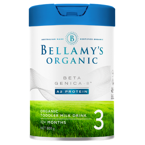 Sữa Hữu Cơ Bellamy’s Organic Beta Genica-8™ số 3 (Đạm A2) cho bé trên 1 tuổi Hộp 800g