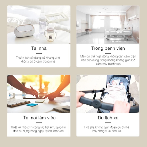 Máy Hút Sữa Đôi/Kép Spectra Dual Compact (Bảo Hành 24 Tháng)